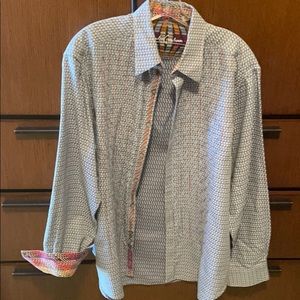 Robert Graham Large Button Down, detail stitching